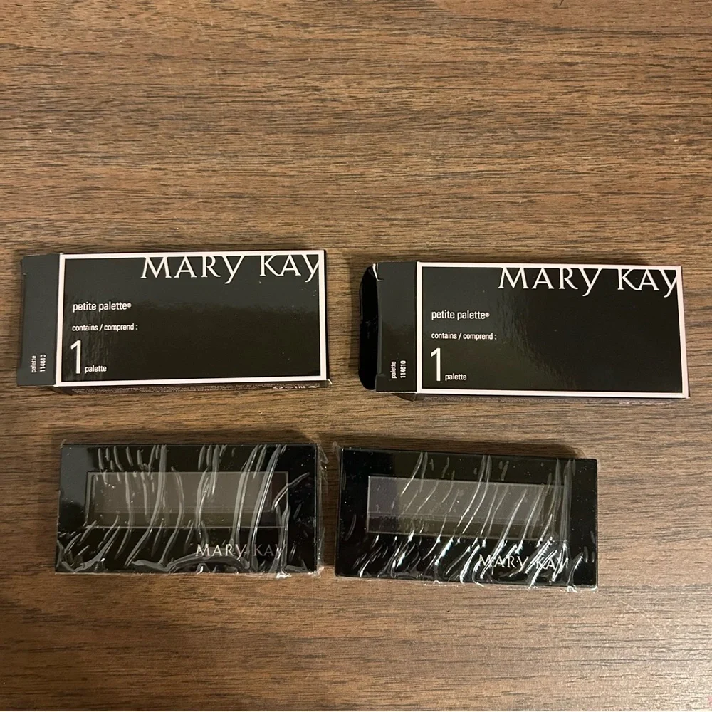 Lot Of 2 Mary Kay Empty Refillable Petite Palette #114610 Compact New in Box